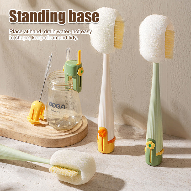 (🔥Last Day Promotion-48%OFF)TIMNAMY®🔥 5-in-1 Multifunctional Bottle Brush: The ultimate solution for a sparkling clean kitchen 🔥