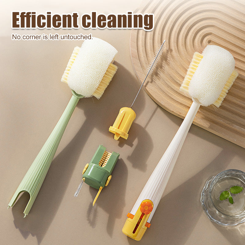 (🔥Last Day Promotion-48%OFF)TIMNAMY®🔥 5-in-1 Multifunctional Bottle Brush: The ultimate solution for a sparkling clean kitchen 🔥