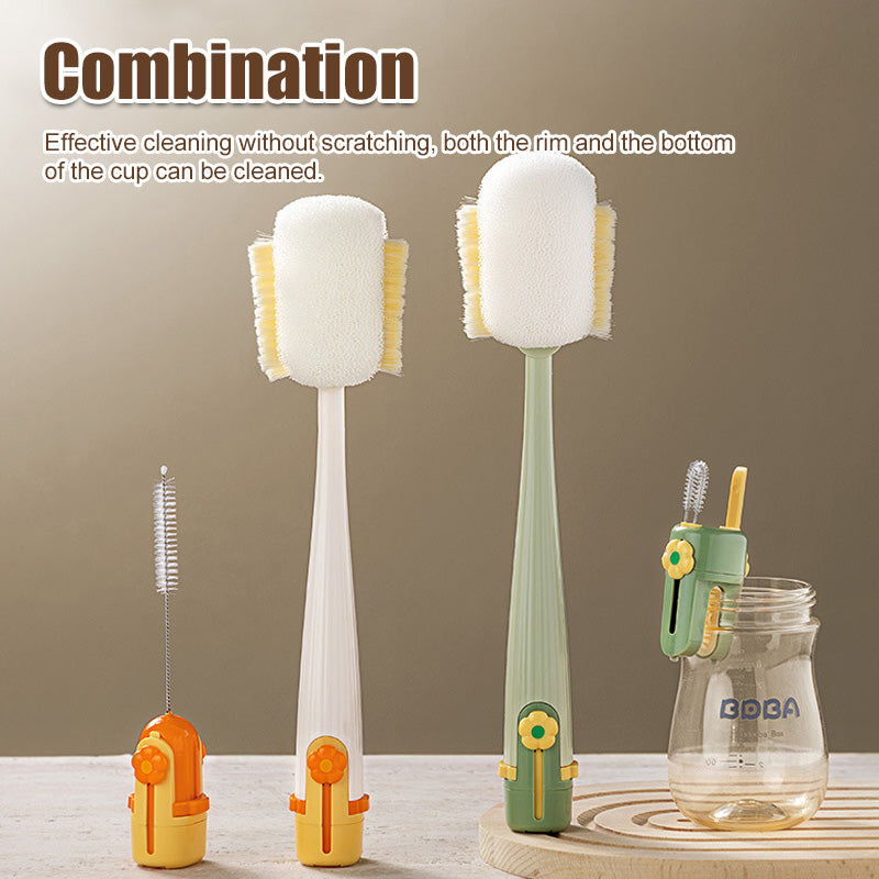 (🔥Last Day Promotion-48%OFF)TIMNAMY®🔥 5-in-1 Multifunctional Bottle Brush: The ultimate solution for a sparkling clean kitchen 🔥