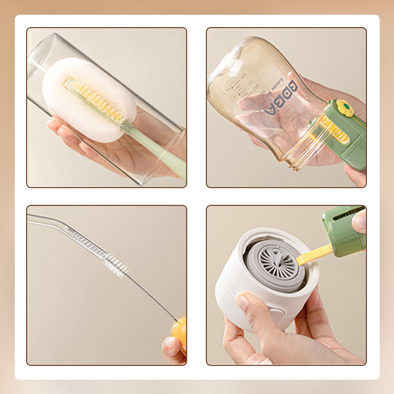 (🔥Last Day Promotion-48%OFF)TIMNAMY®🔥 5-in-1 Multifunctional Bottle Brush: The ultimate solution for a sparkling clean kitchen 🔥